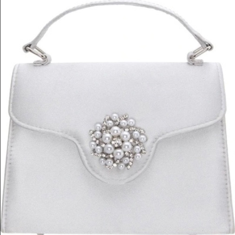 Nina Imitation Pearl Ornament Lady Bag